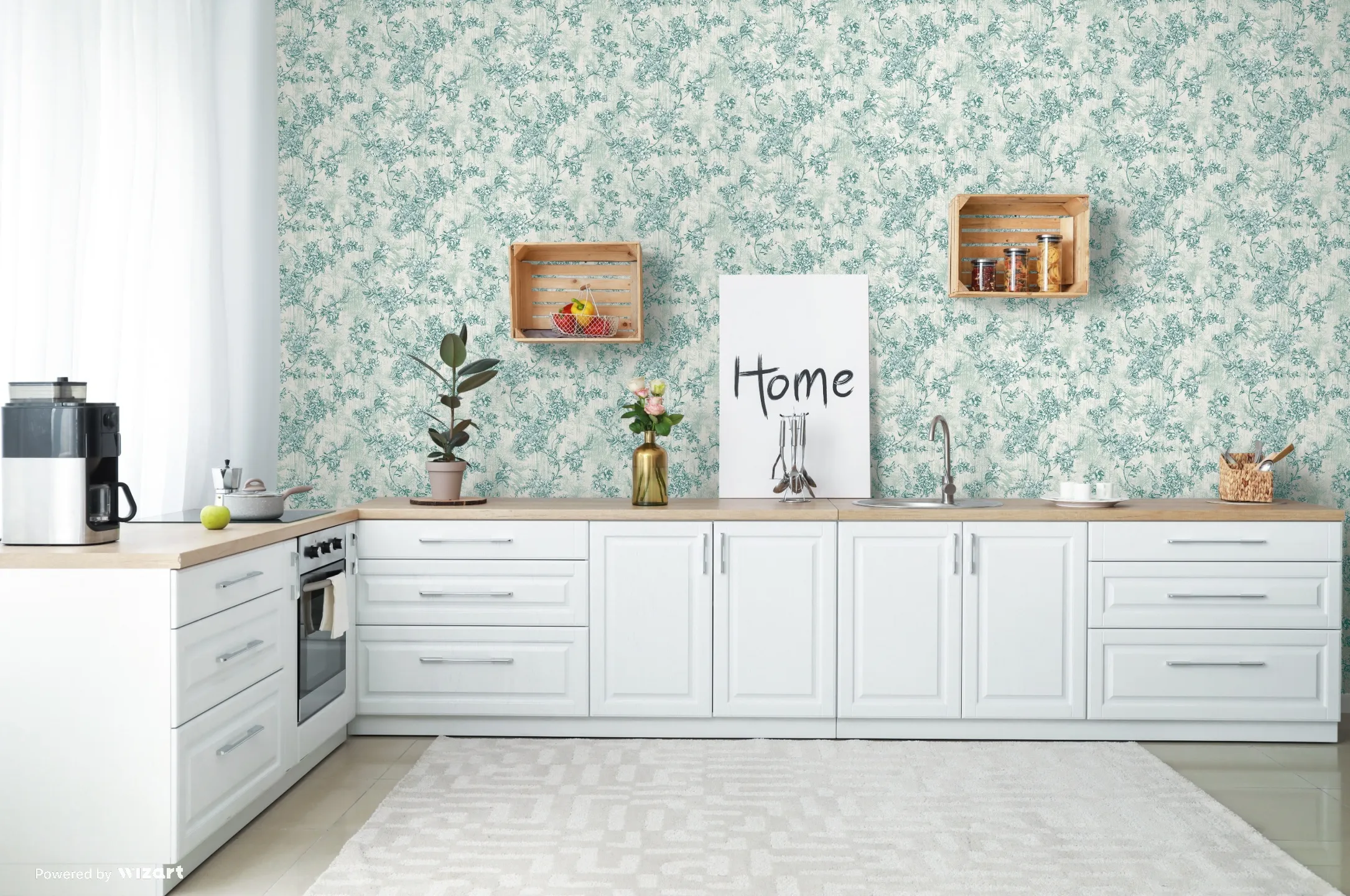Green Embossed Wallpaper – Nature-Inspired (9914-3)